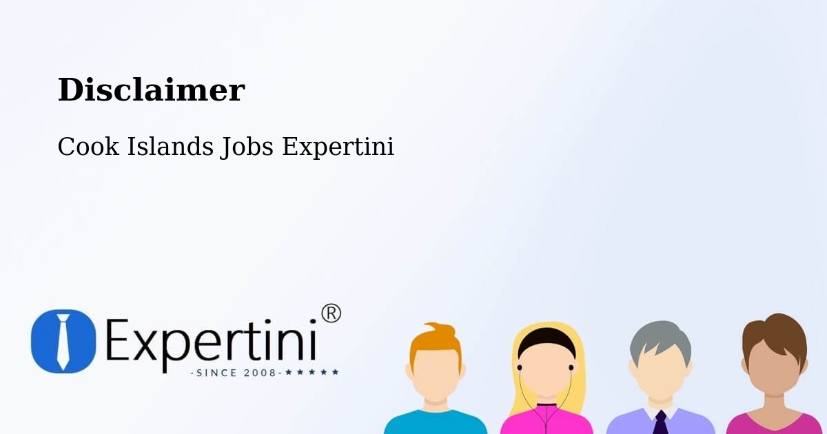 Disclaimer – Amuri - Cook Islands Jobs Expertini
